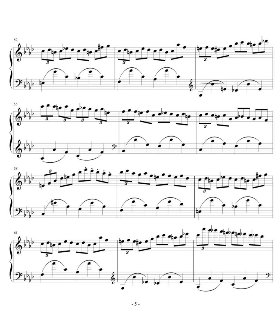 肖邦练习曲14 Op25-2