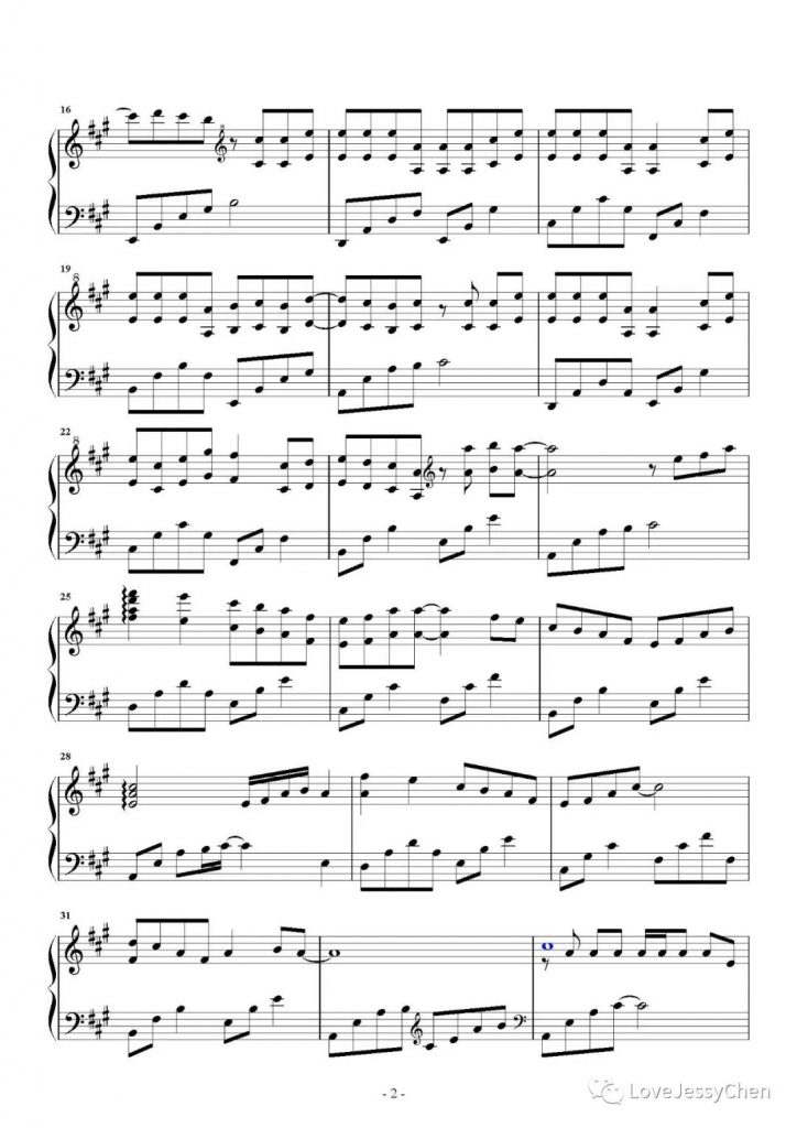 渐暖 钢琴五线谱 - 时代少年团