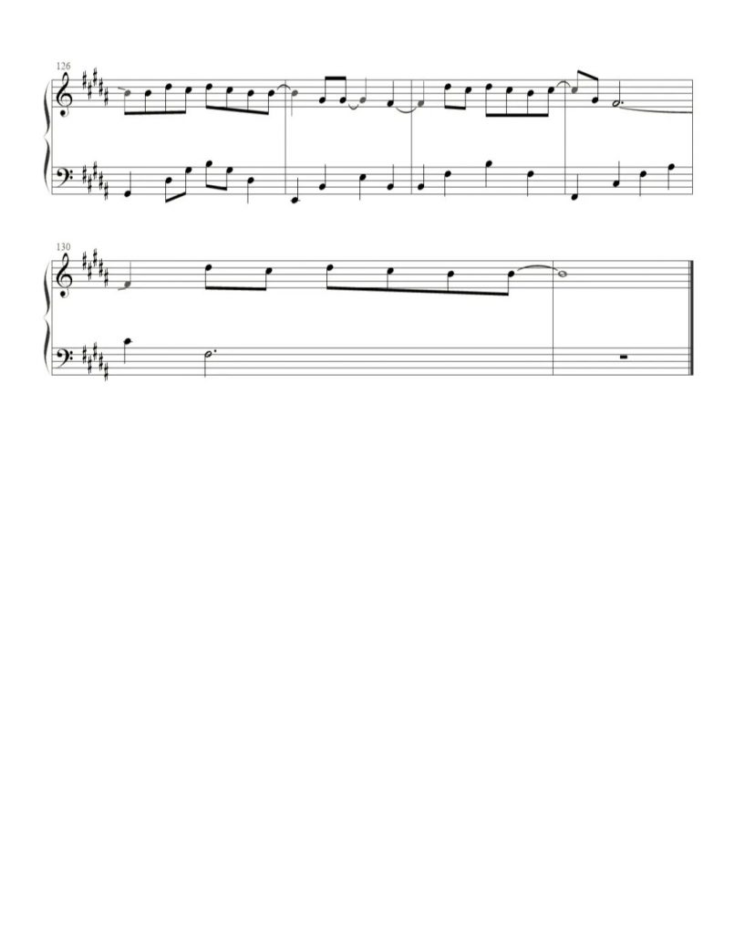 光点 钢琴五线谱 - 肖战