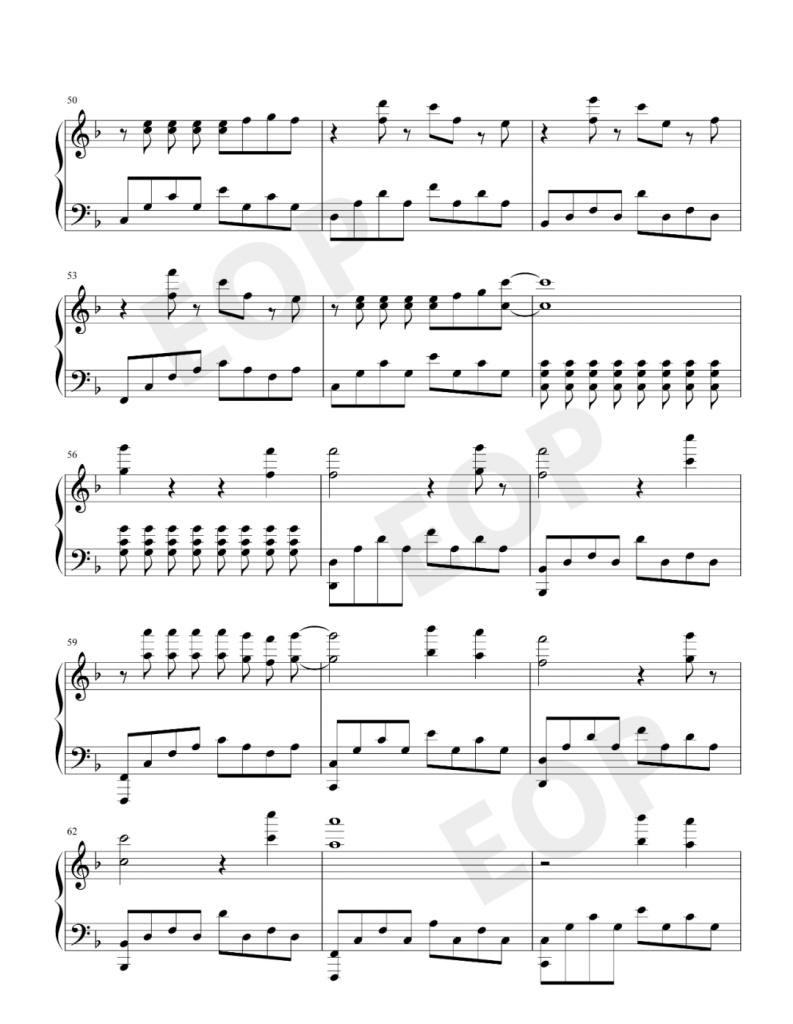 烟火里的尘埃 钢琴谱 - 华晨宇