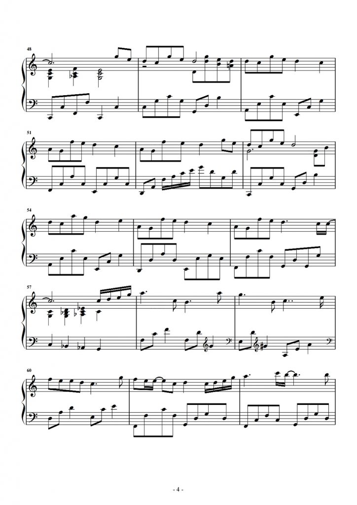 裹着心的光 钢琴曲谱 - 林俊杰