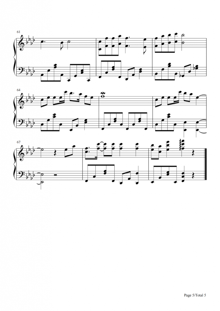 站在草原望北京 钢琴谱