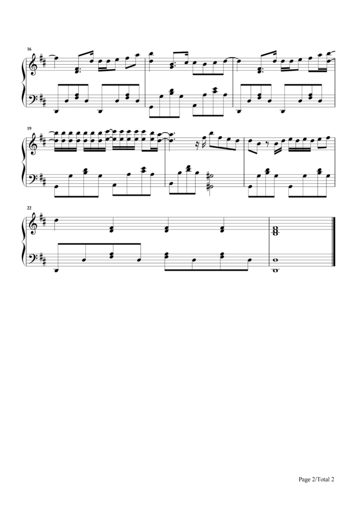 说散就散 钢琴谱