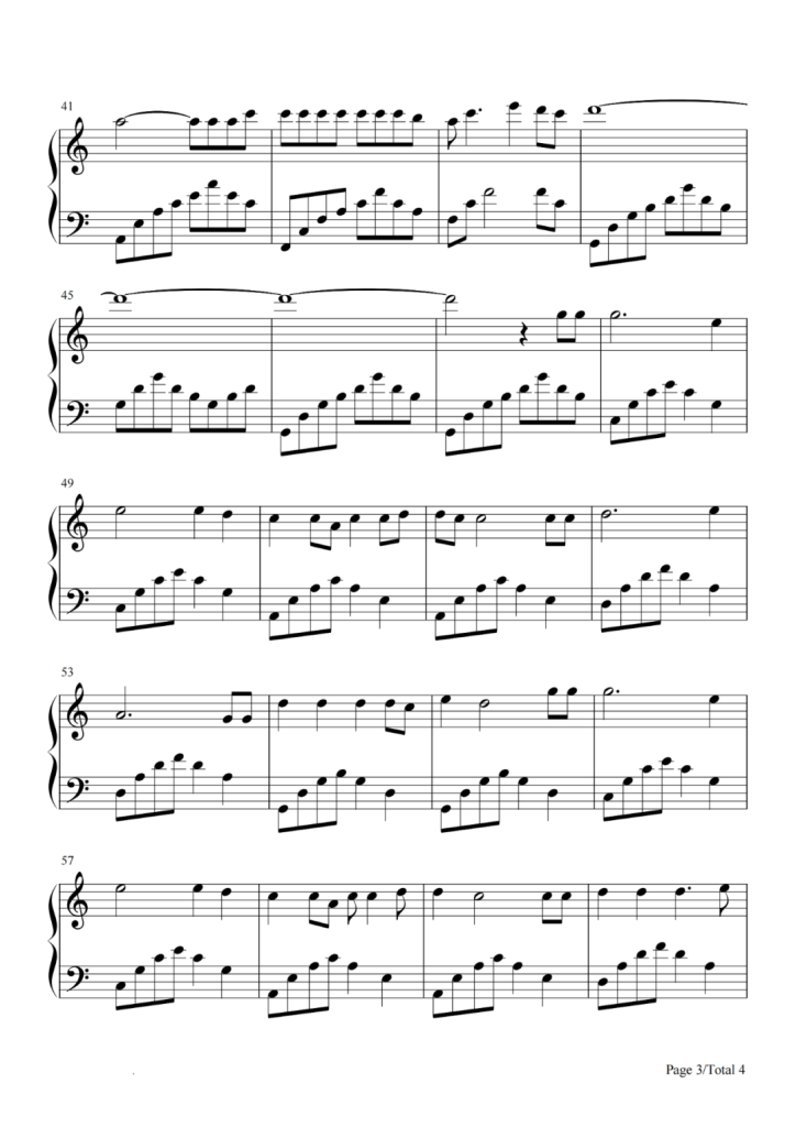 你是我的眼 钢琴谱