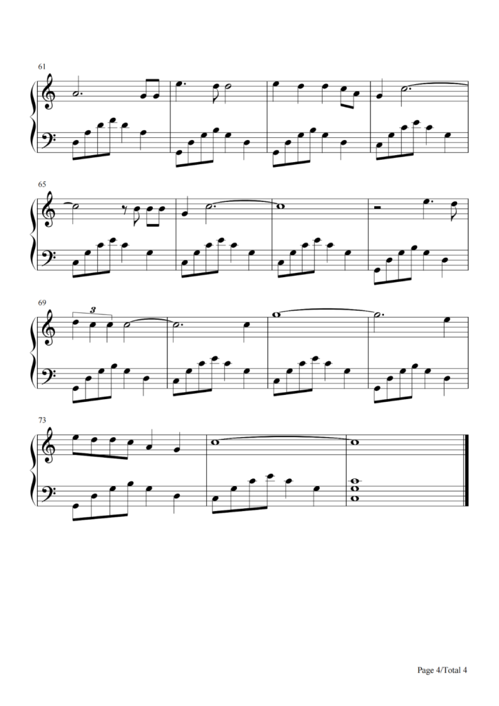 你是我的眼 钢琴谱