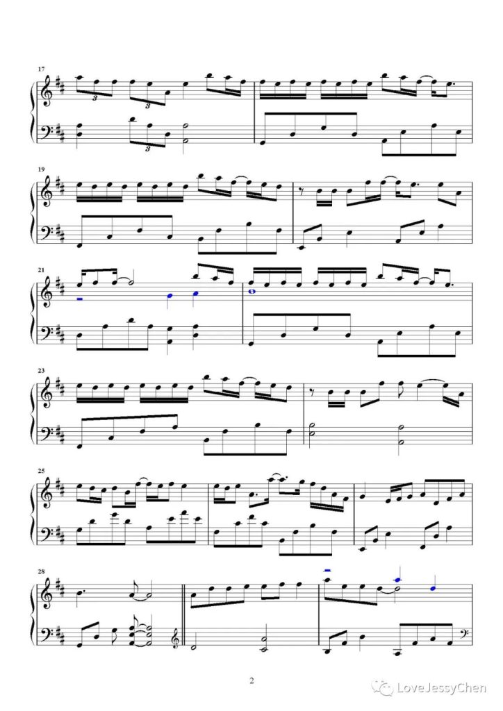  回忆都是你 钢琴曲谱 - 三笙