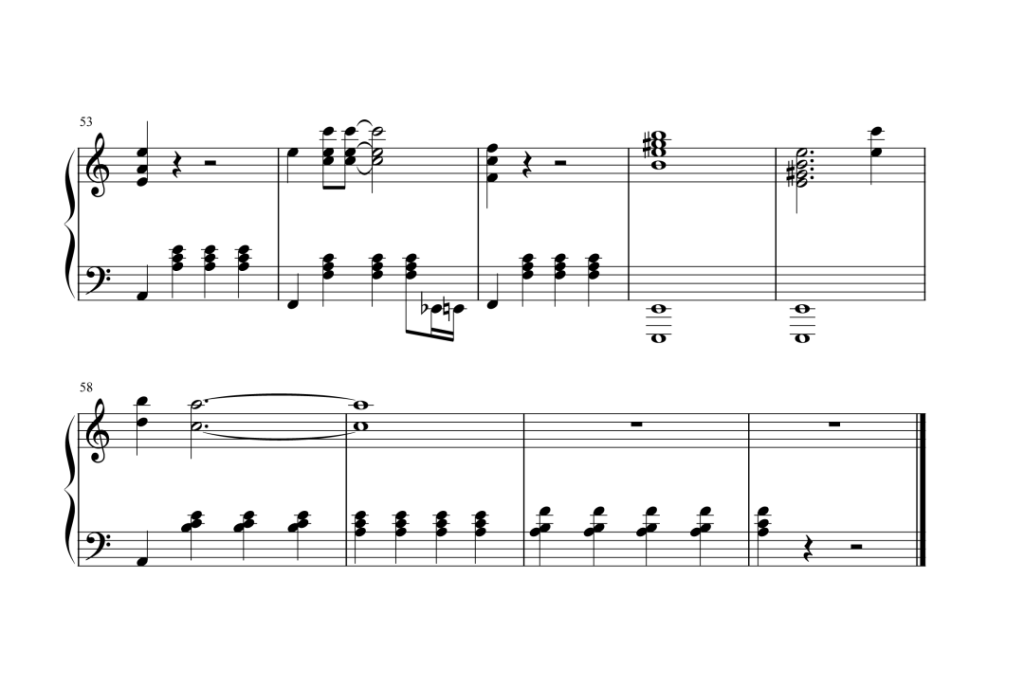 我亲爱的 钢琴谱-电视剧《亲爱的翻译官》主题曲