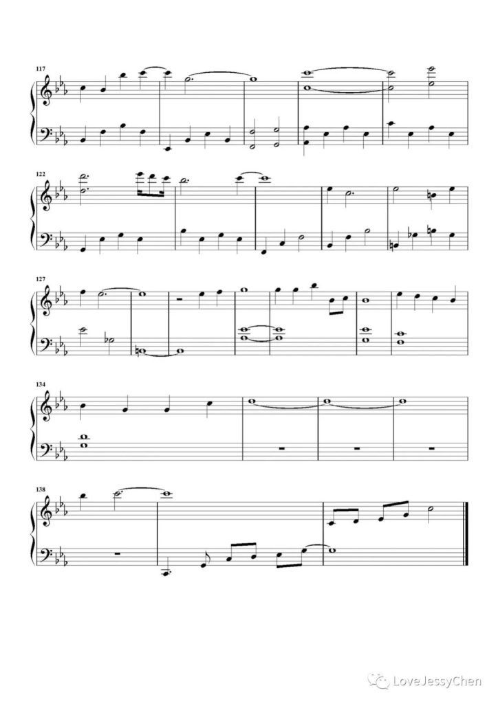 周深 月光 钢琴曲谱
