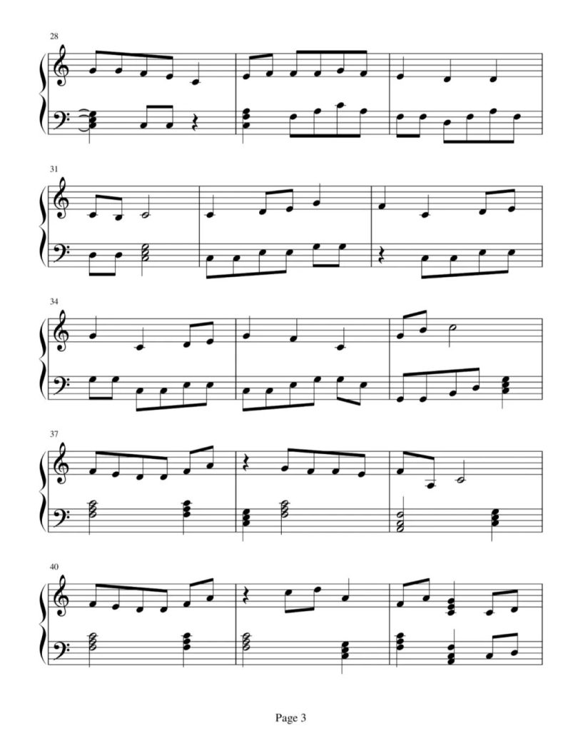 你是我的风景 钢琴曲谱