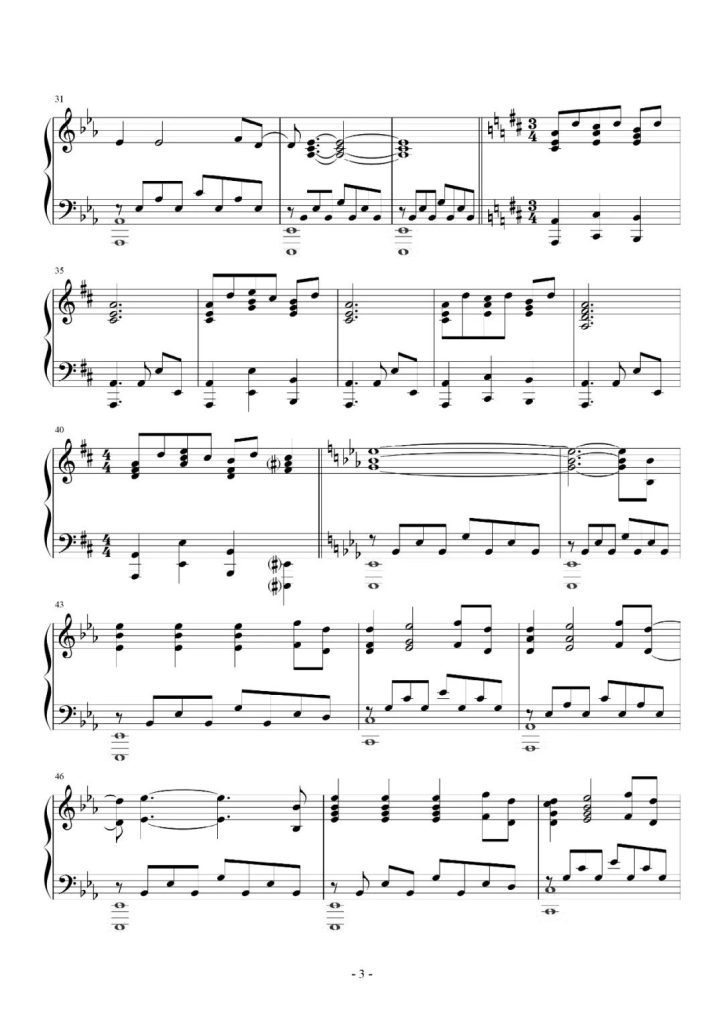 Only Time 钢琴谱 - 恩雅