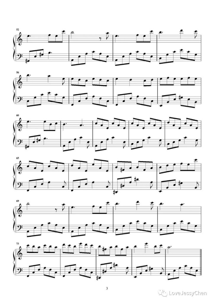 人是 钢琴曲谱 - 周深