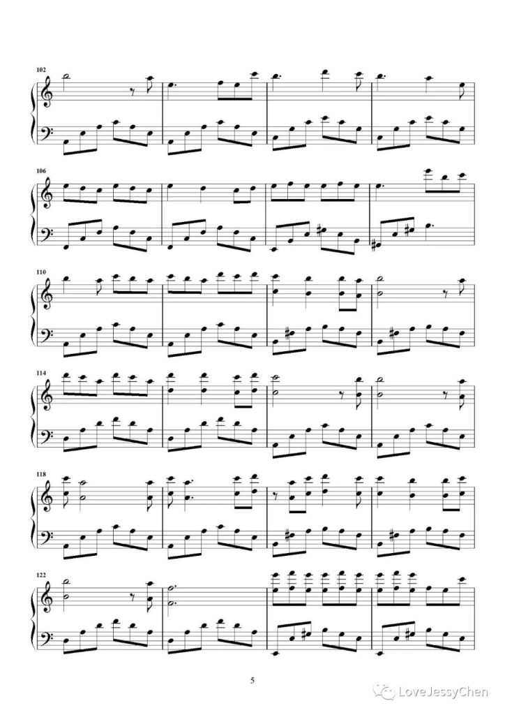 人是 钢琴曲谱 - 周深