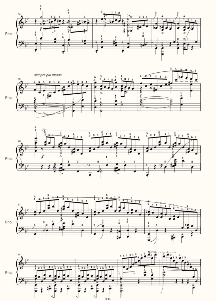 肖邦 g小调第一叙事曲 钢琴曲谱