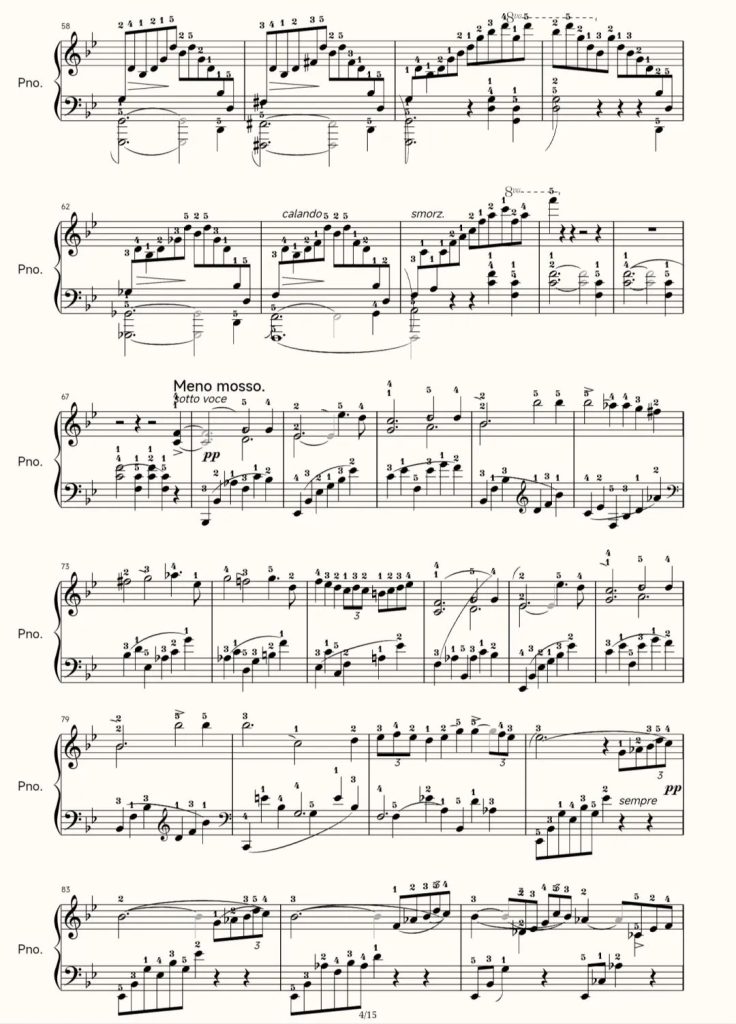 肖邦 g小调第一叙事曲 钢琴曲谱