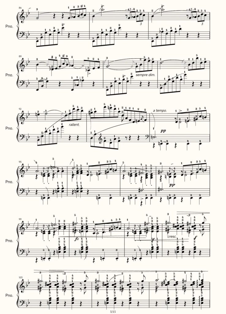 肖邦 g小调第一叙事曲 钢琴曲谱