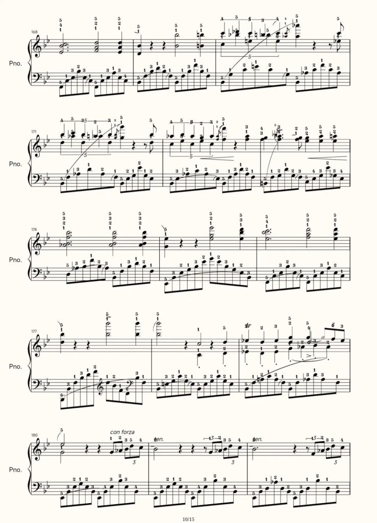 肖邦 g小调第一叙事曲 钢琴曲谱