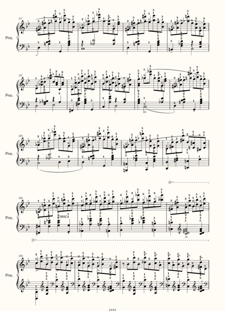 肖邦 g小调第一叙事曲 钢琴曲谱