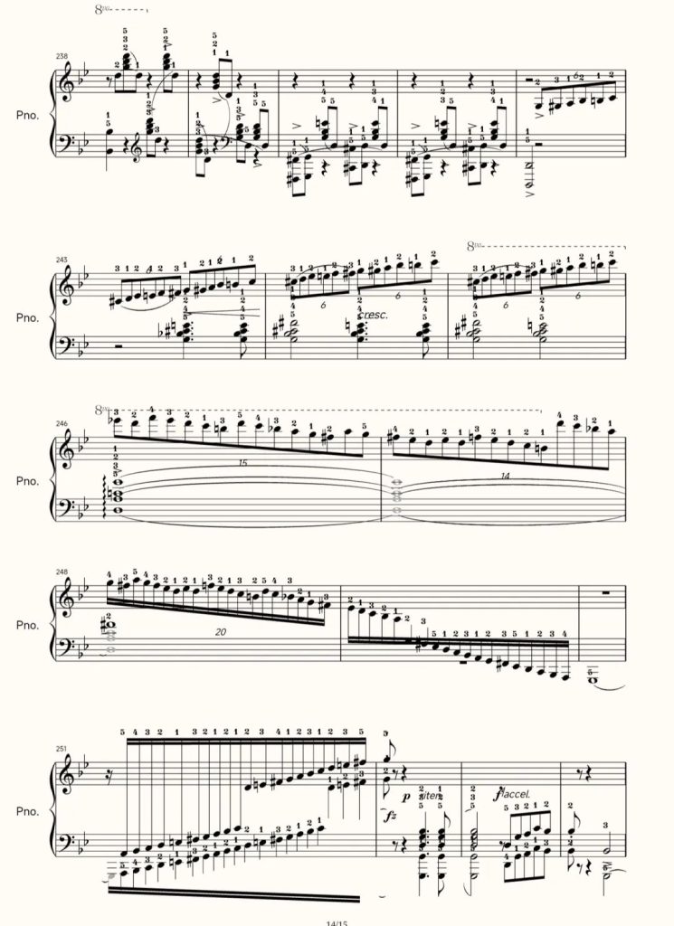 肖邦 g小调第一叙事曲 钢琴曲谱