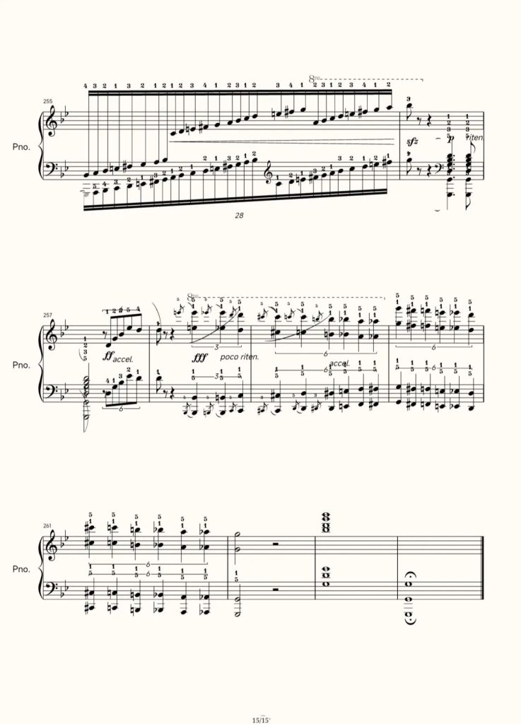 肖邦 g小调第一叙事曲 钢琴曲谱