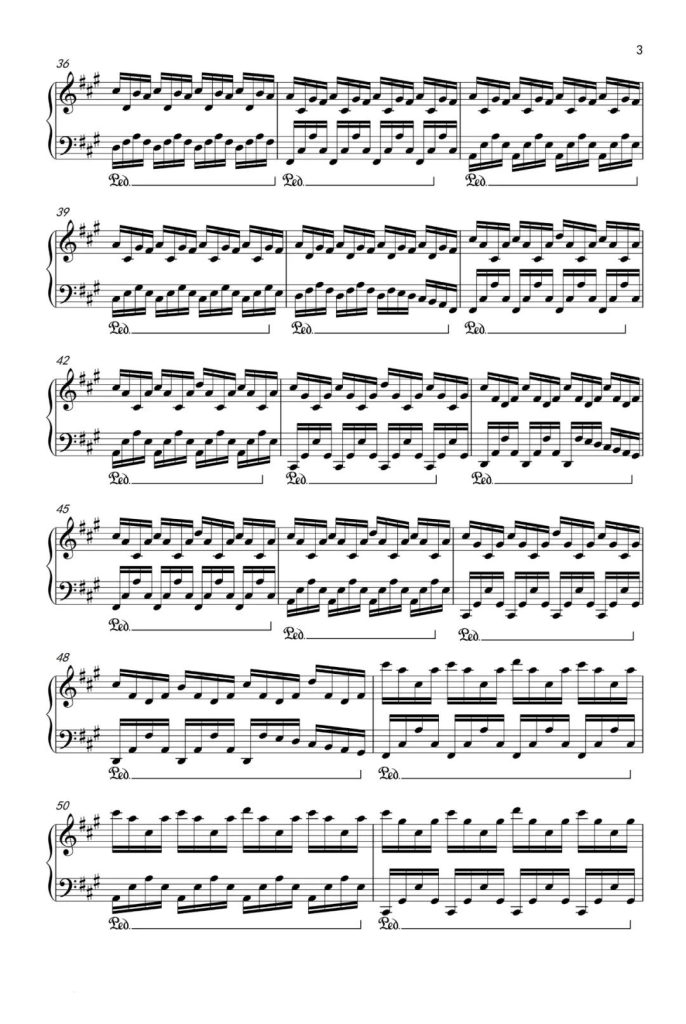 Experience 钢琴曲谱