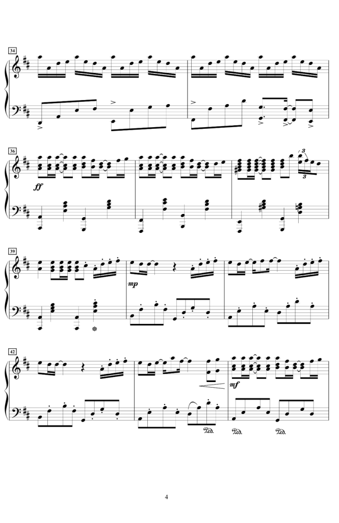 菊次郎的夏天 Summer 钢琴曲谱 