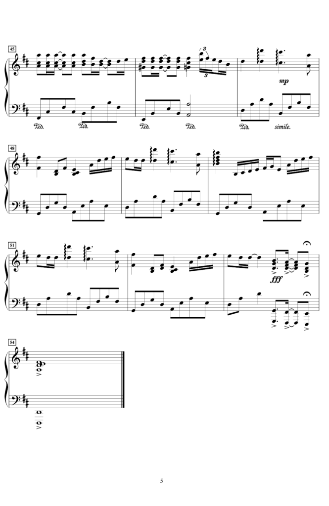 菊次郎的夏天 Summer 钢琴曲谱 