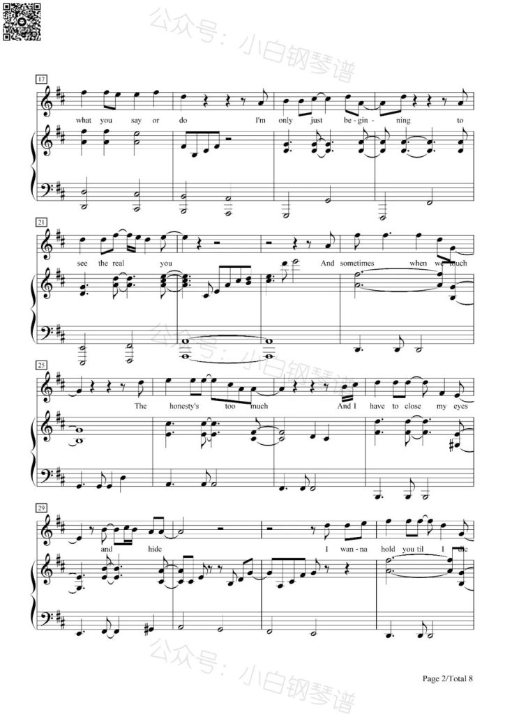 Sometimes When We Touch 钢琴曲谱 - Dan Hill