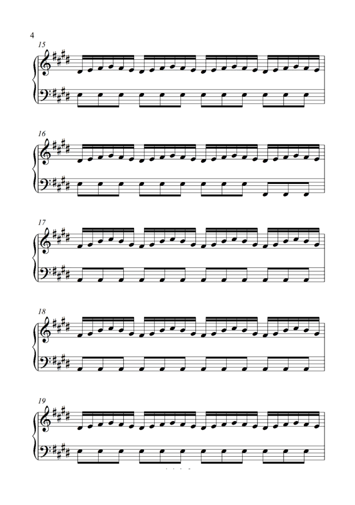 Golden Hour 钢琴曲谱 -爱在日落黄昏时