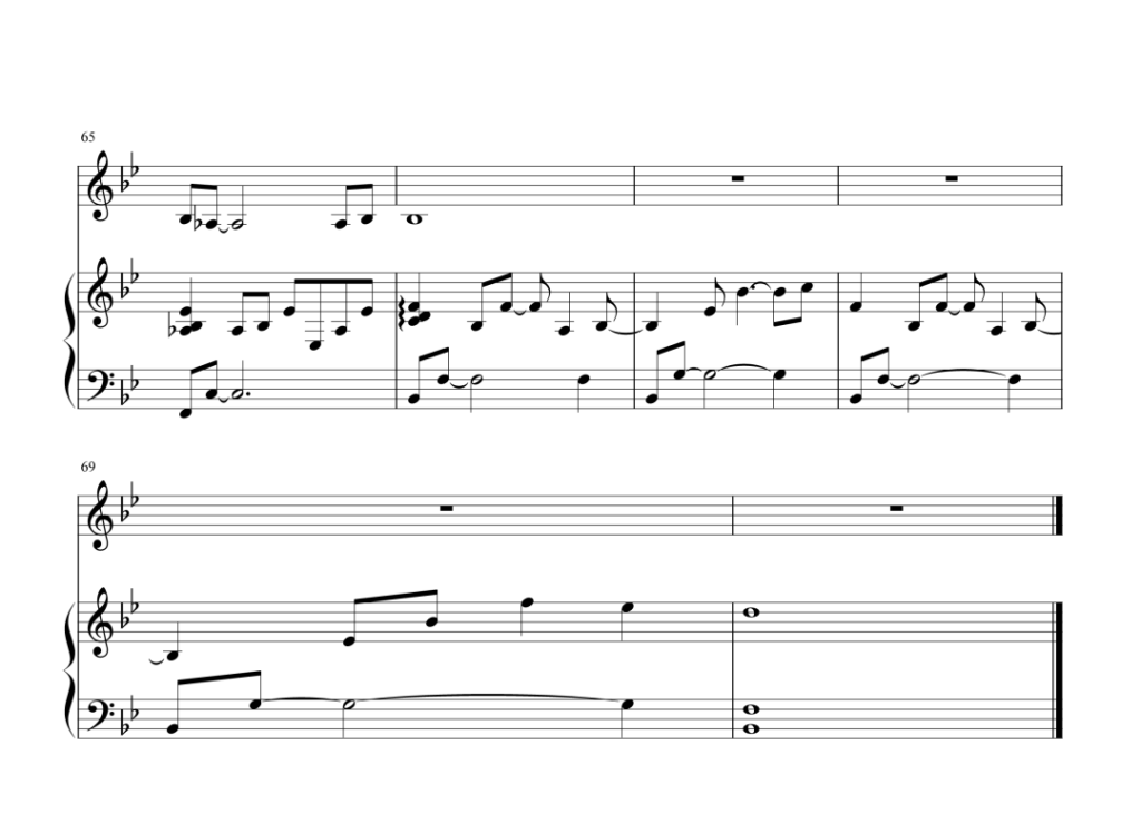 Journey 钢琴五线谱 - 张韶涵