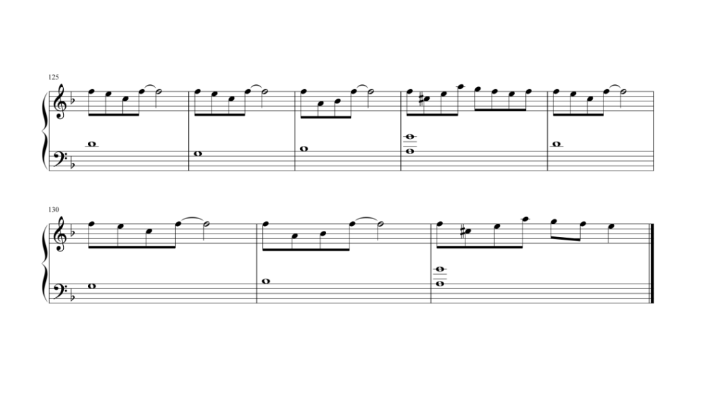 人鱼的眼泪 钢琴五线谱