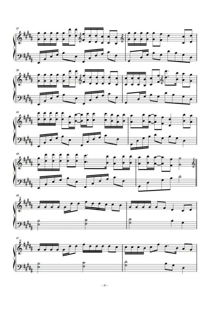 海市蜃楼 钢琴曲谱-三叔说 热门单曲