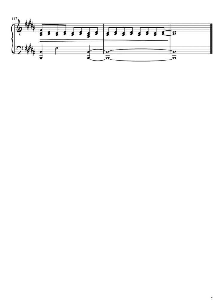 爸爸妈妈  钢琴曲谱 - 李荣浩