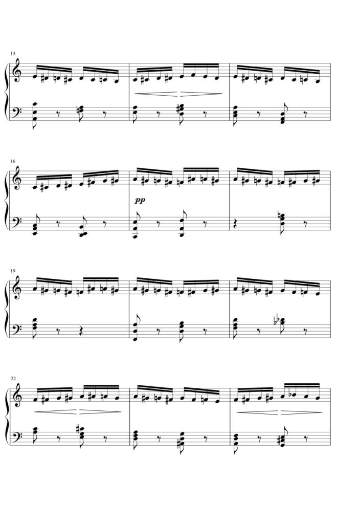 野蜂飞舞  钢琴谱 C调