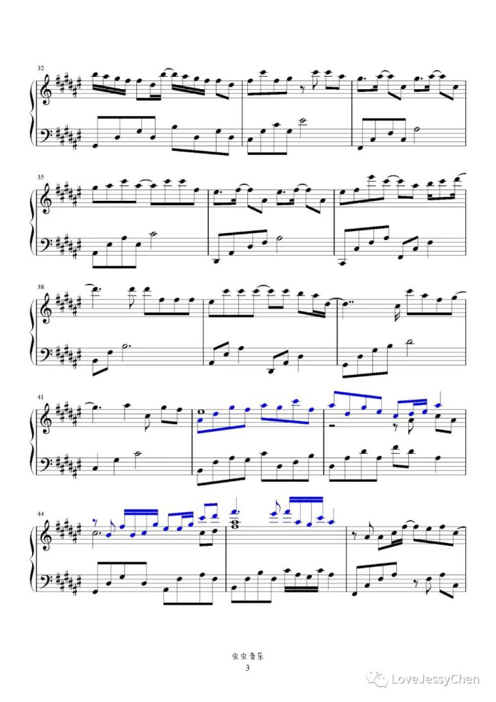 扑火 钢琴曲谱 - 黄丽玲