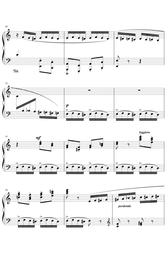 野蜂飞舞  钢琴谱 C调