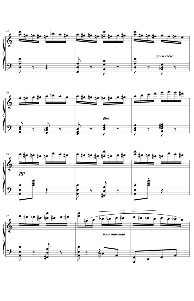 野蜂飞舞  钢琴谱 C调