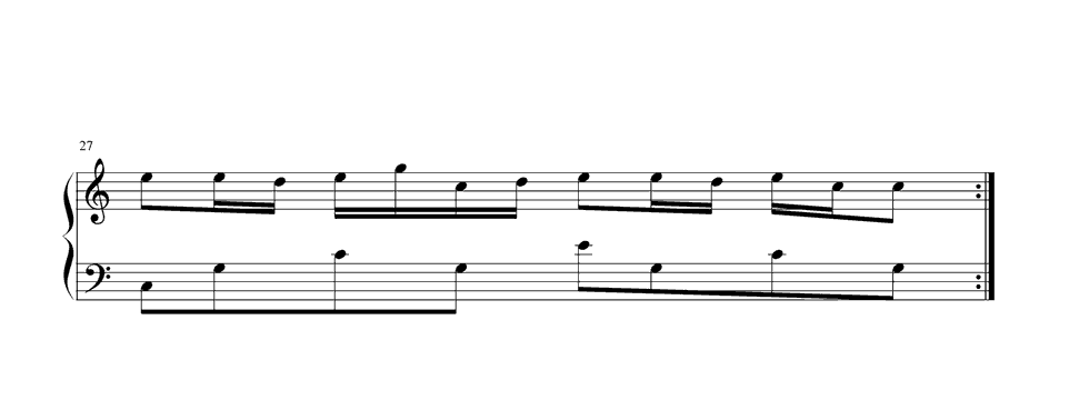 发如雪 钢琴谱 - 周杰伦