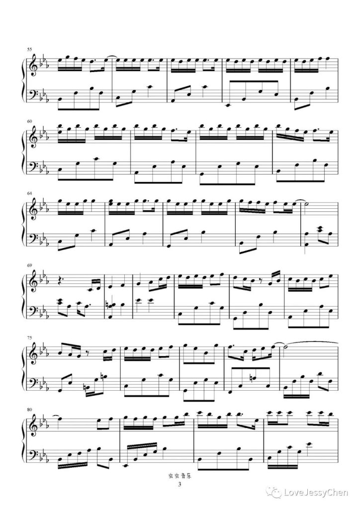 璀璨冒险人 钢琴曲谱 - 周深