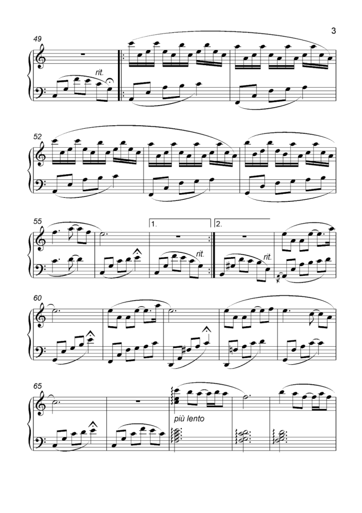 Snow forest 钢琴谱 - Missa Johnouchi