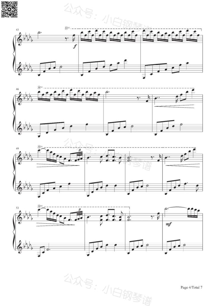 I Miss You 钢琴谱 - The Daydream