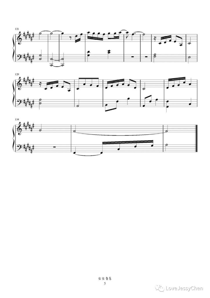 岁月骑白马 钢琴曲谱 - 赵乃吉