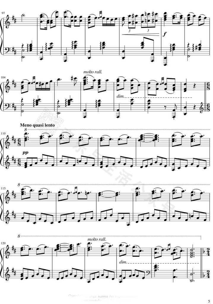 查尔达什舞曲 钢琴谱