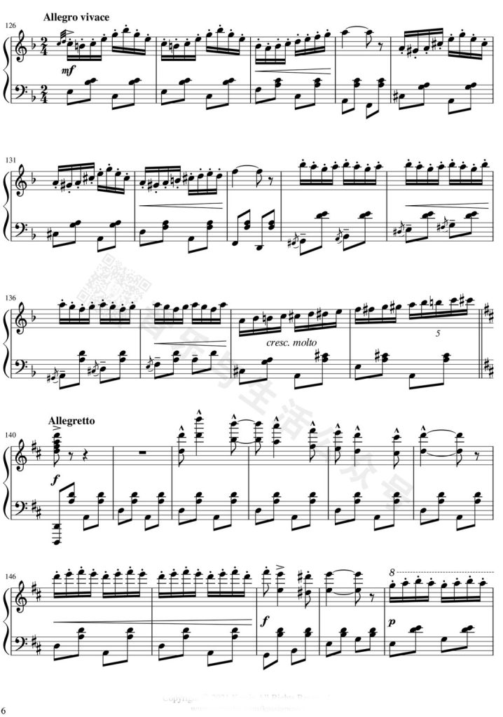 查尔达什舞曲 钢琴谱