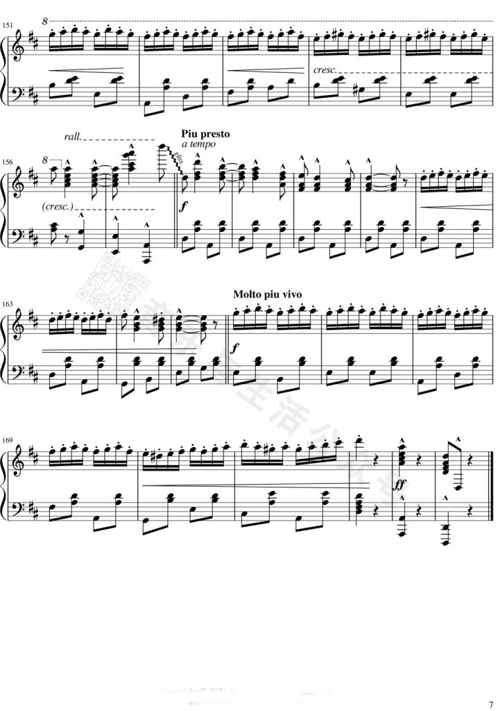 查尔达什舞曲 钢琴谱