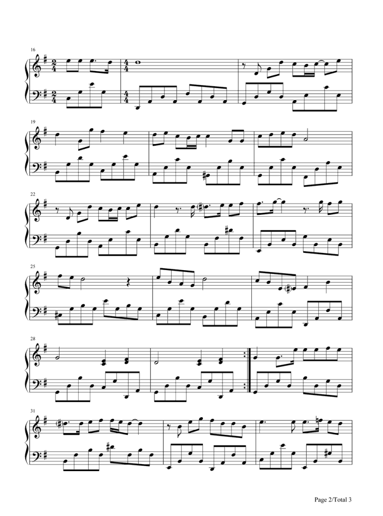 I Believe 我相信 钢琴谱