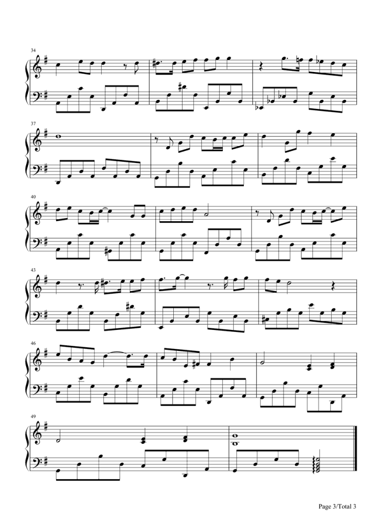 I Believe 我相信 钢琴谱