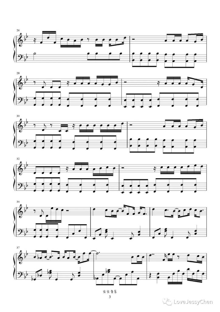 无目的地找目的地 钢琴曲谱 - 萧敬腾