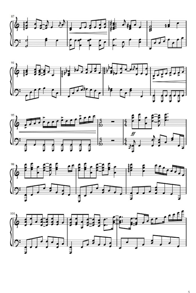 如果声音不记得 钢琴曲谱 - 如果思念有声音，我想让你听得到