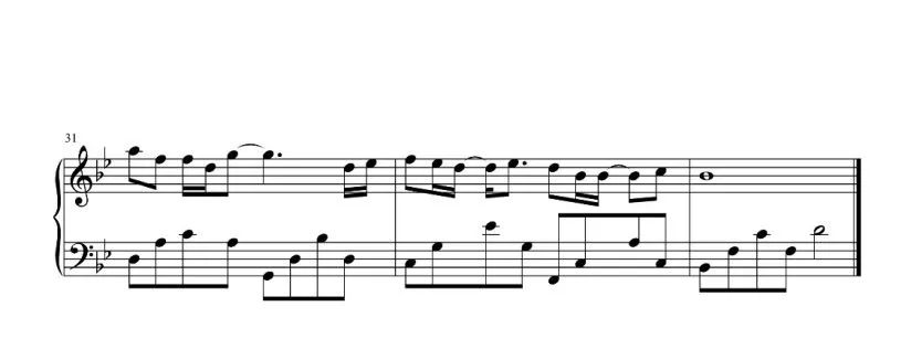 回到夏天 钢琴谱