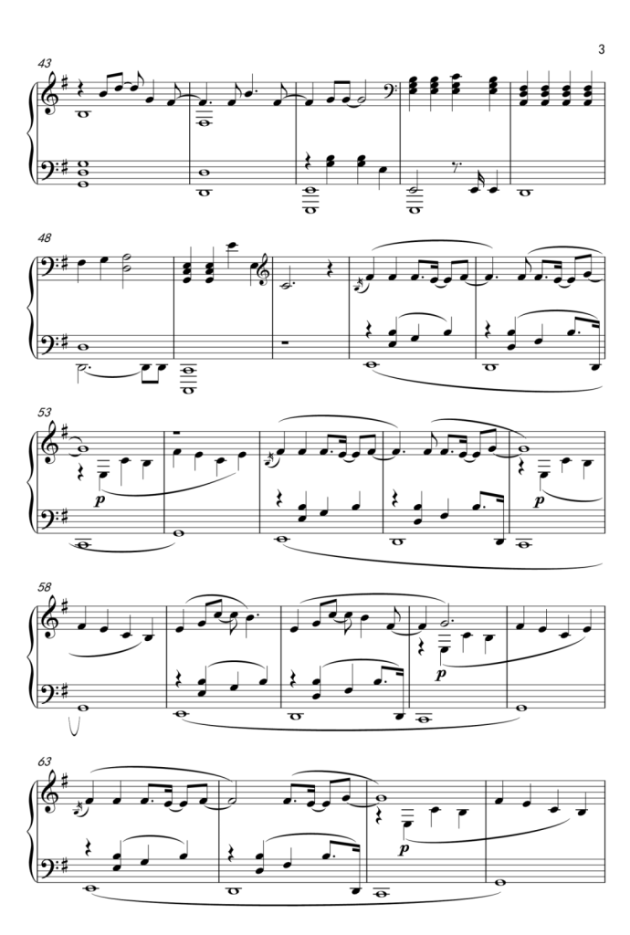 高尚 钢琴谱 - 薛之谦